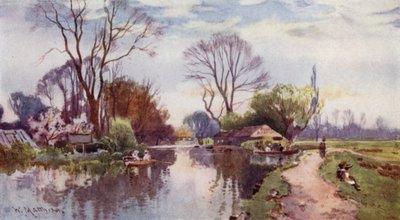 O Boathouse na ilha de Robinson Crusoes de William Matthison