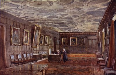 A sala de combinação, St Johns College de William Matthison