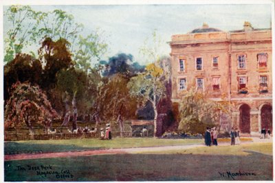 O Deer Park, Magdalen College, novos edifícios de William Matthison