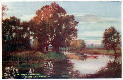 O rio Cherwell, abaixo dos parques de William Matthison