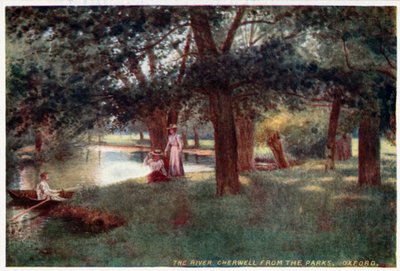 O rio Cherwell, dos parques, Oxford de William Matthison