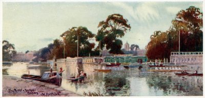 O rio e barcaças de William Matthison