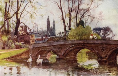 Trinity Bridge, Kings College Capela à distância de William Matthison