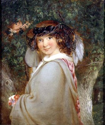 Retrato de uma jovem rapariga de William Maw Egley