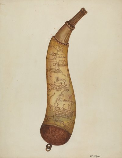 Powder Horn, c. 1940. de William McAuley