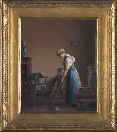 Girl Sweeping, c.1912 de William McGregor Paxton