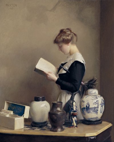 A empregada doméstica, 1910 de William McGregor Paxton