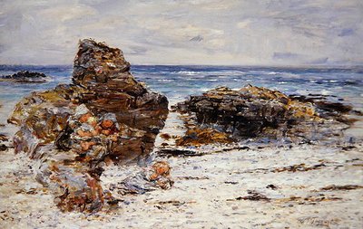 Caldeirão Rochoso (óleo sobre tela) de William McTaggart