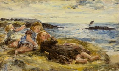 Crianças à beira-mar, Machrihanish de William McTaggart