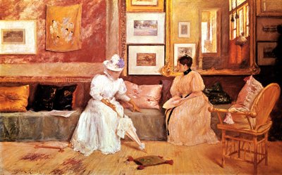 Uma chamada amigável, 1895 de William Merritt Chase