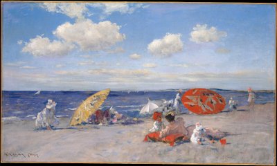 À beira-mar de William Merritt Chase