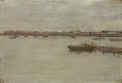 Dia cinzento na baía de William Merritt Chase