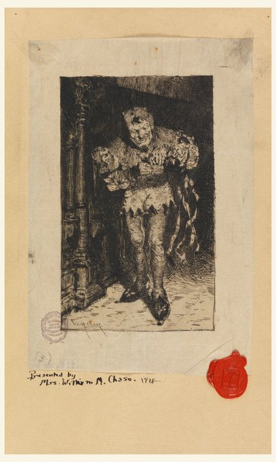 Apertando: O Bobo da Corte de William Merritt Chase