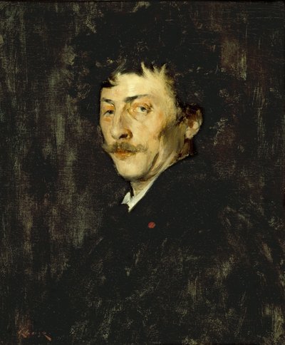 Pablo de Sarasate: Retrato de um violinista, c.1875 de William Merritt Chase