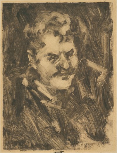 Retrato de um homem (Frank Duveneck?) de William Merritt Chase