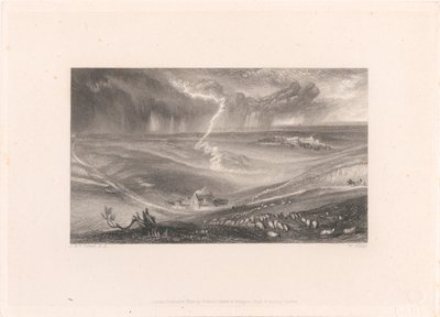 Campo de Waterloo com Relâmpago de William Miller