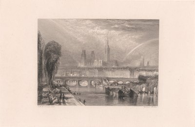 Rouen, olhando rio abaixo de William Miller