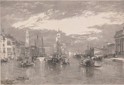 O Grande Canal, Veneza de William Miller