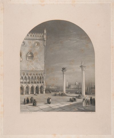 Veneza - a Piazzetta de William Miller