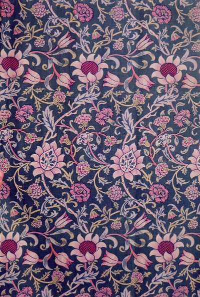 Tecido &39;Evenlode&39;, de Hammersmith Terrace, 1883 de William Morris
