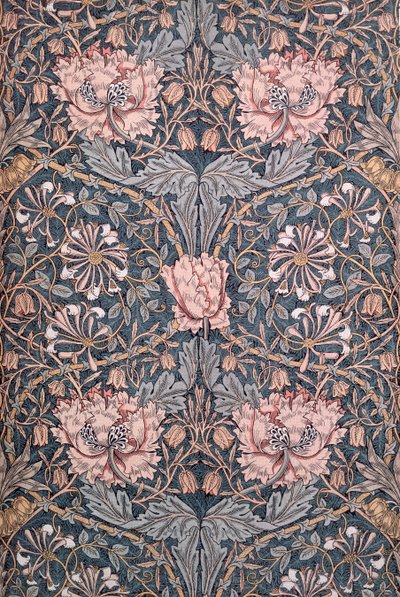 &39;Honeysuckle&39;, 1876 (algodão estampado) de William Morris