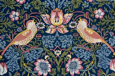 Ladrão de Morango. Tecido decorativo, 1883. de William Morris