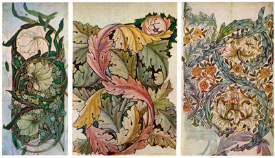 Desenhos de trabalho de William Morris 1834-1896, 1934. de William Morris