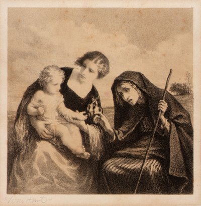 A cartomante de William Morris Hunt