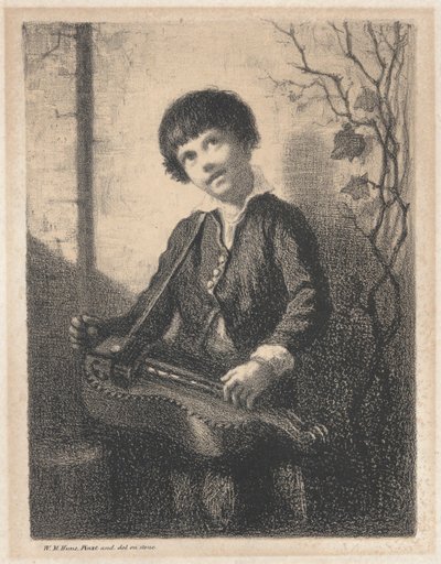 O Hurdy Gurdy Boy de William Morris Hunt