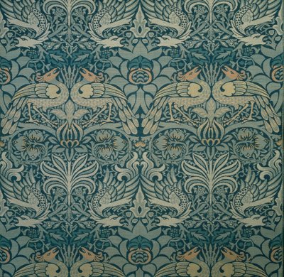 Tecido decorativo, 1876-1890. de William Morris Tapestry Works