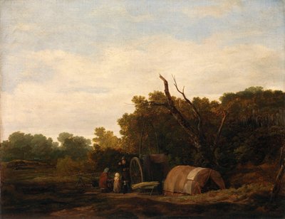 Um acampamento cigano de William Mulready