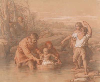 Desenho para A primeira viagem de William Mulready
