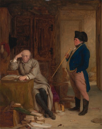 O Sr. Peregrine Touchwood Invadindo o Rev. Josiah Cargill de William Mulready