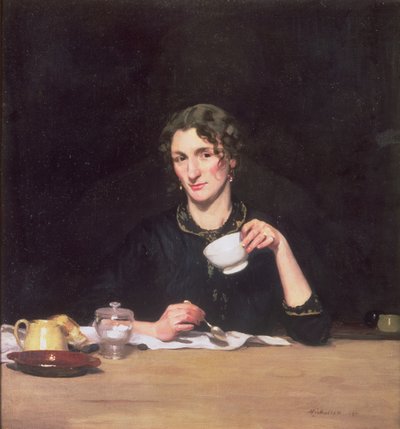A Lady at Breakfast ou Le Dejeuner de Marie de William Nicholson