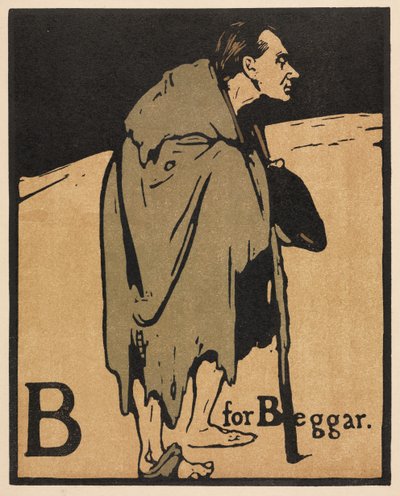 Um alfabeto: B é para mendigo de William Nicholson