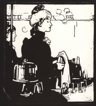 Garçom (qualquer bar) de William Nicholson