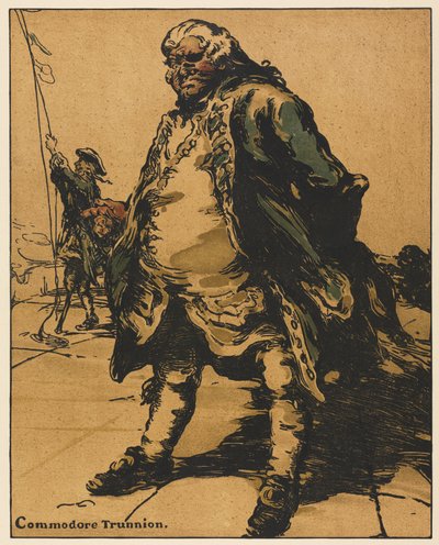 Personagens do Romance: Comodoro Trunnion de William Nicholson