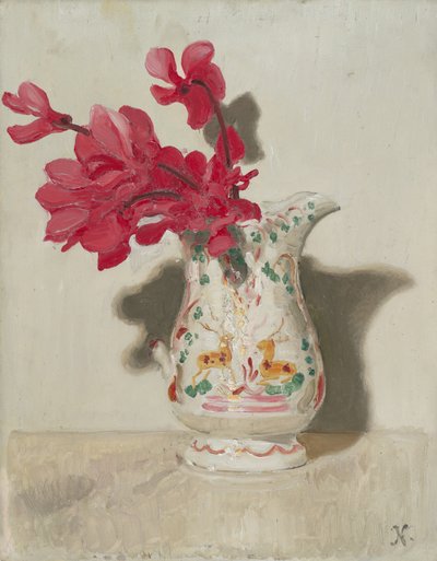Cyclamen, c.1937 (óleo no painel) de William Nicholson
