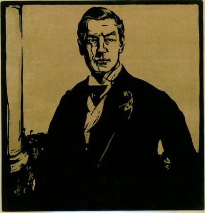 Joseph Chamberlain, c.1903 (lito colorido) de William Nicholson