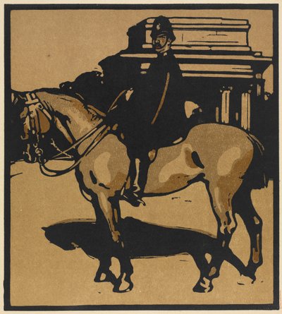 Tipos de Londres: Policial (Constitution Hill) de William Nicholson