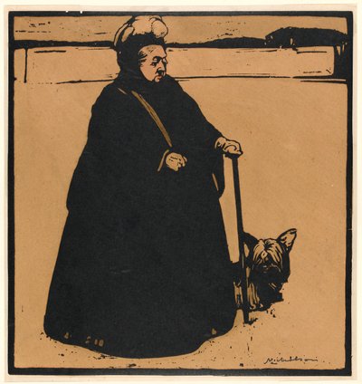 Rainha Vitória (xilogravura) de William Nicholson