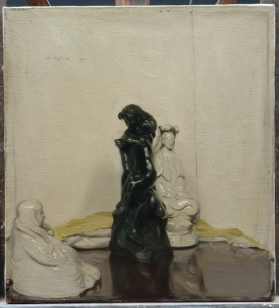 Estatuetas e Rodin Bronze de William Nicholson