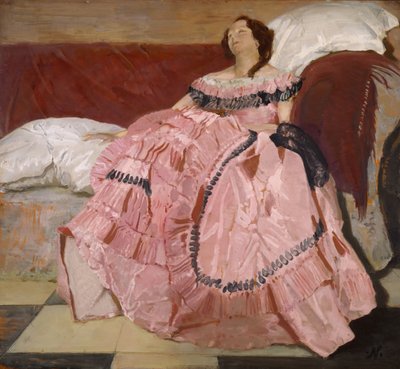 The Pink Dress, 1935. de William Nicholson