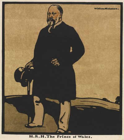 Doze Retratos: H.R.H. O Príncipe de Gales de William Nicholson