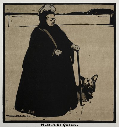 Doze Retratos: H. M. a Rainha de William Nicholson