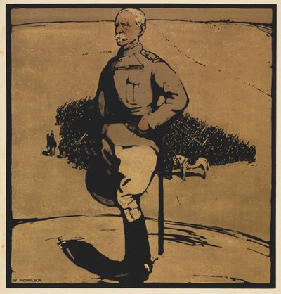 Doze Retratos: Lord Roberts de William Nicholson