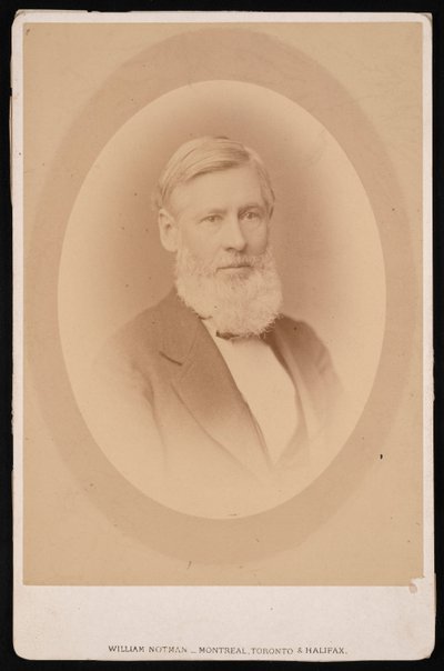 Retrato de Asa Gray 1810-1888, Antes de 1876. de William Notman