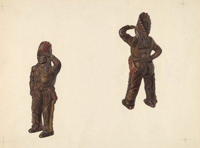 Banco de Moedas do Chefe Indiano, c. 1938. de William O. Fletcher
