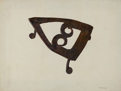Iron Trivet, c. 1939. de William O. Fletcher
