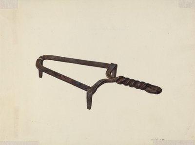 Trivet, c. 1939. de William O. Fletcher